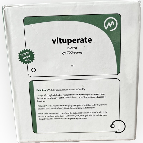 Manhattan Prep GRE Flash Cards 2nd Edition - Picture 3 of 7